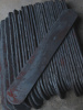 Кованая заготовка для ножа, поковка 95х18, 250/30/3мм